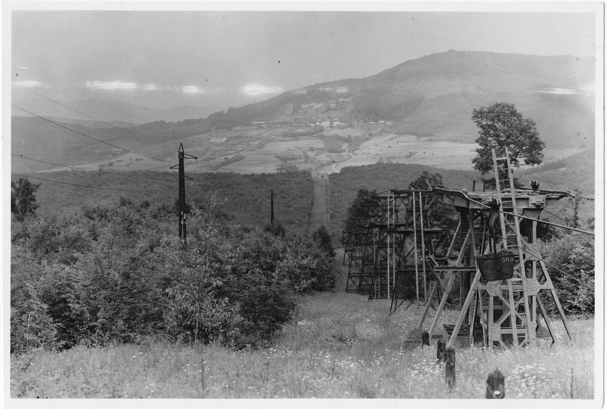 B 2814 eleznk pohad na lanovkov drhu