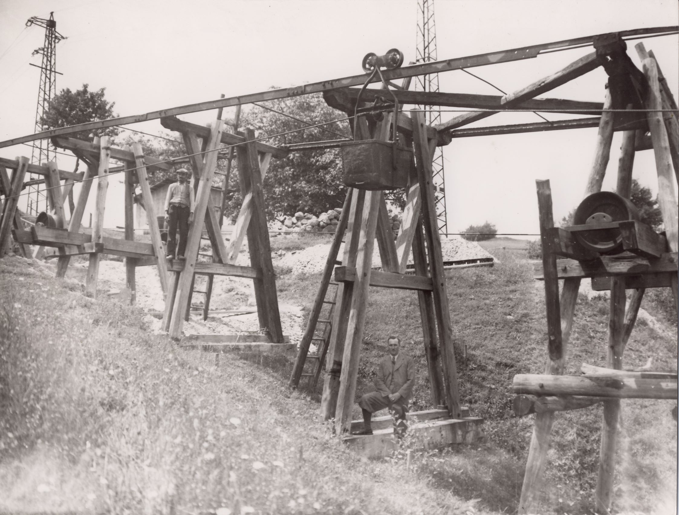 B 981 B 1339 eleznk dreven koajnicov rampa lanovky eleznk Likier pred r1894